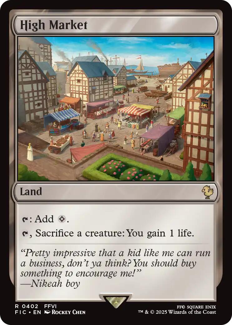 High Market (Surge Foil) [FINAL FANTASY Commander] - Magic: The Gathering - Card Brawlers | Quebec | Canada |