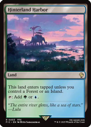Hinterland Harbor (Surge Foil) [FINAL FANTASY Commander] - Magic: The Gathering - Card Brawlers | Quebec | Canada |