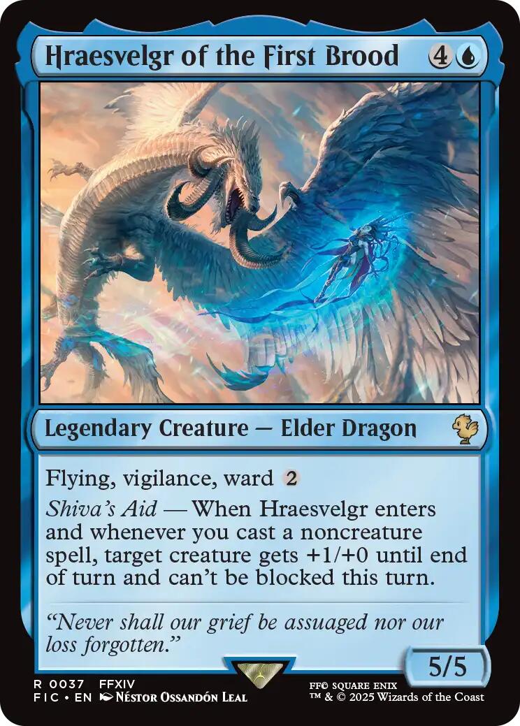 Hraesvelgr of the First Brood (Surge Foil) [FINAL FANTASY Commander] - Magic: The Gathering - Card Brawlers | Quebec | Canada |
