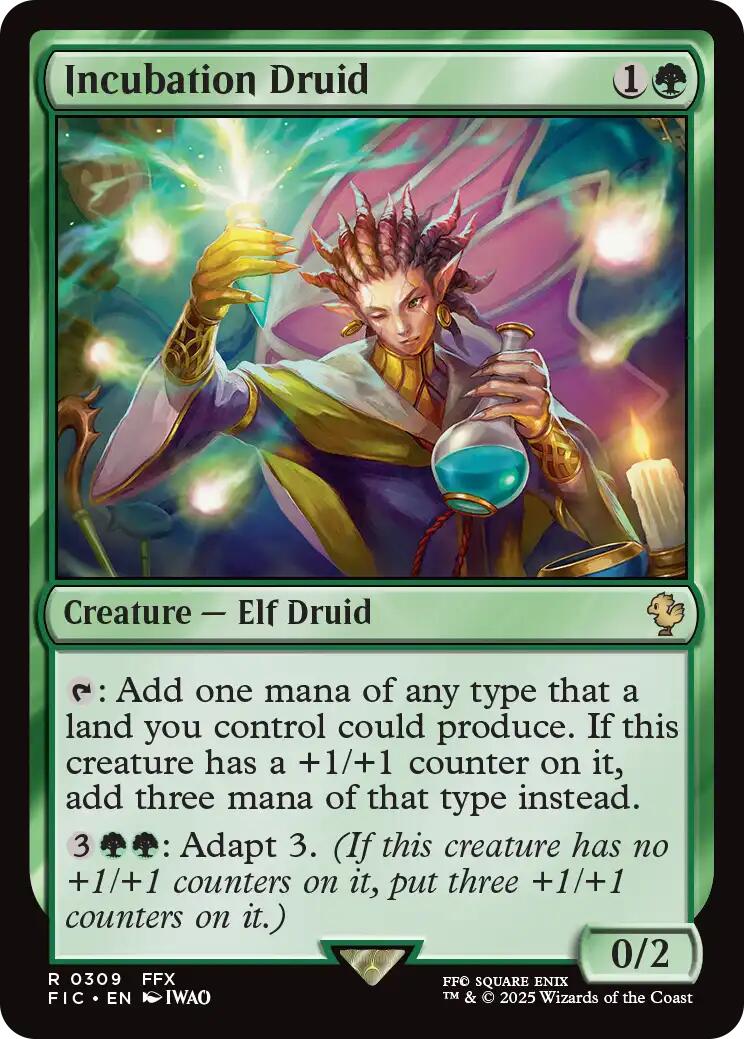 Incubation Druid (Surge Foil) [FINAL FANTASY Commander] - Magic: The Gathering - Card Brawlers | Quebec | Canada |