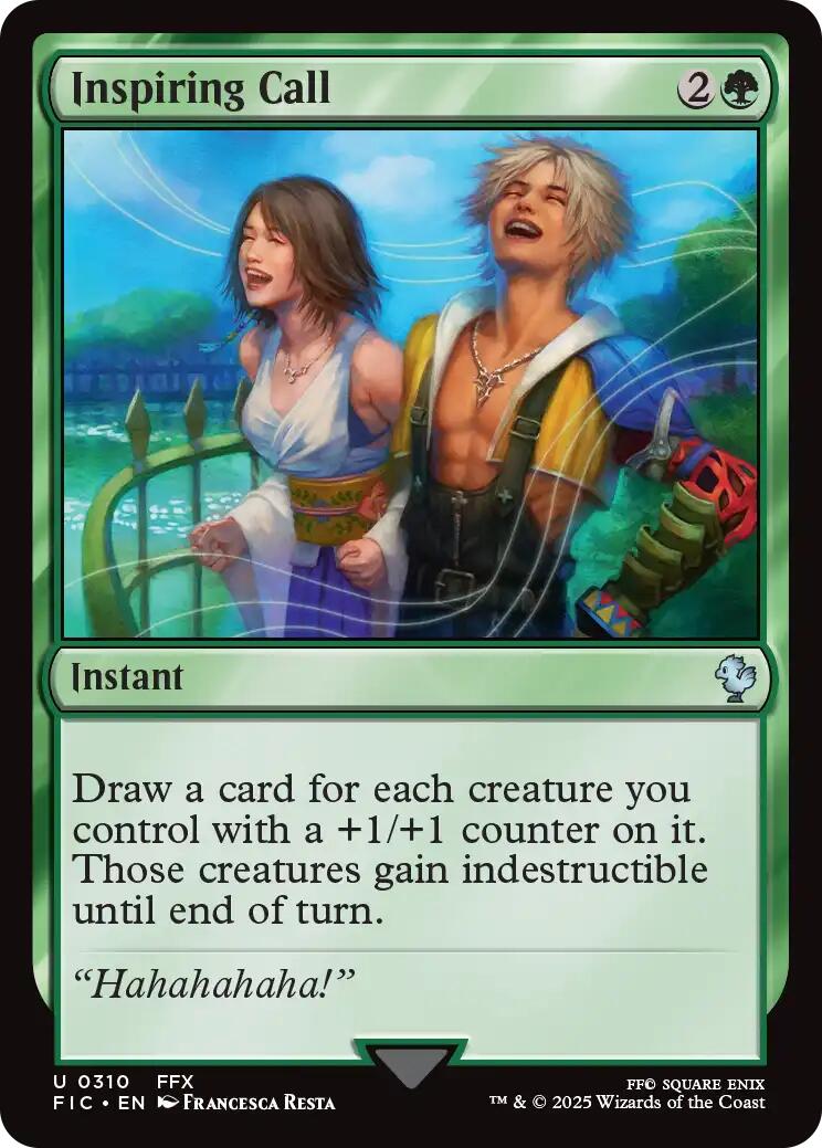 Inspiring Call (Surge Foil) [FINAL FANTASY Commander] - Magic: The Gathering - Card Brawlers | Quebec | Canada |