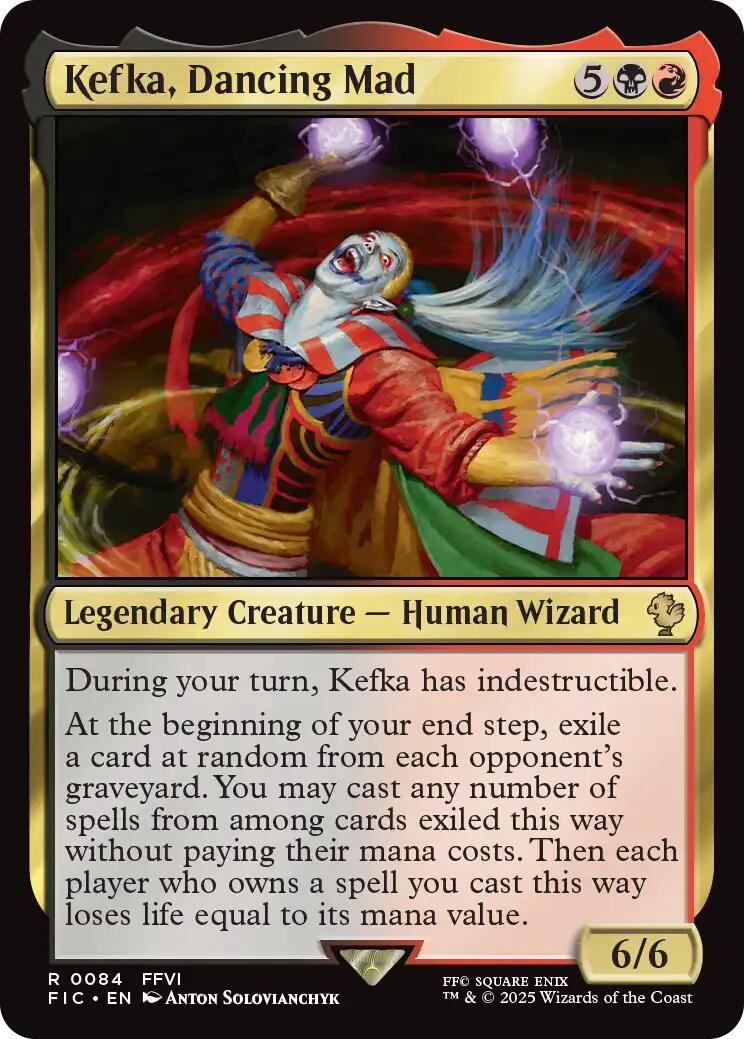 Kefka, Dancing Mad (Surge Foil) [FINAL FANTASY Commander] - Magic: The Gathering - Card Brawlers | Quebec | Canada |