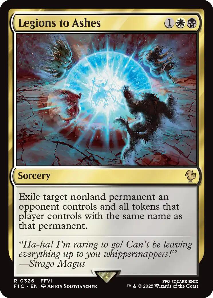 Legions to Ashes (Surge Foil) [FINAL FANTASY Commander] - Magic: The Gathering - Card Brawlers | Quebec | Canada |
