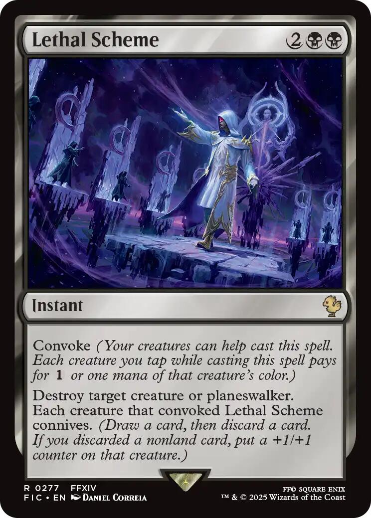 Lethal Scheme (Surge Foil) [FINAL FANTASY Commander] - Magic: The Gathering - Card Brawlers | Quebec | Canada |