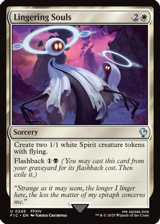 Lingering Souls (Surge Foil) [FINAL FANTASY Commander] - Magic: The Gathering - Card Brawlers | Quebec | Canada |
