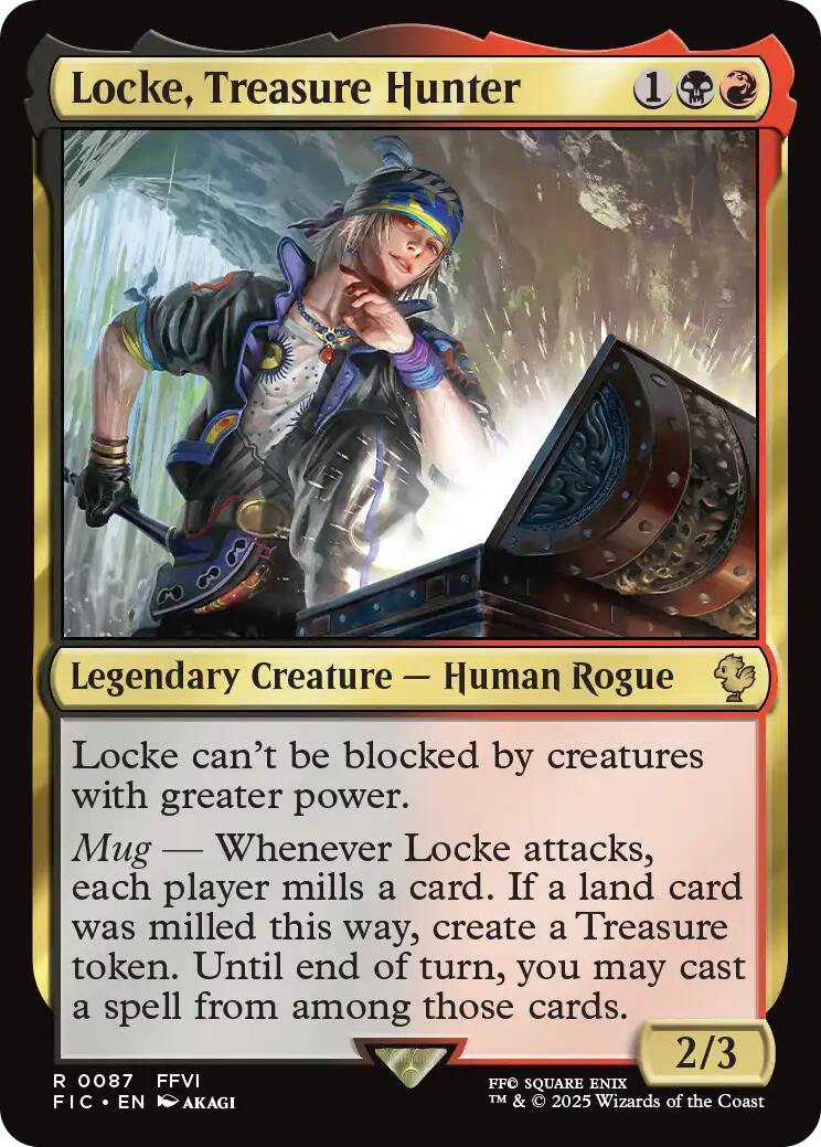 Locke, Treasure Hunter (Surge Foil) [FINAL FANTASY Commander] - Magic: The Gathering - Card Brawlers | Quebec | Canada |