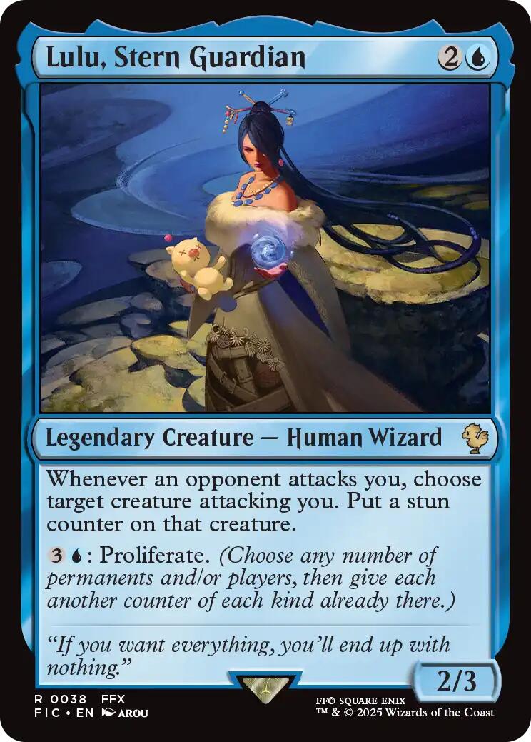 Lulu, Stern Guardian (Surge Foil) [FINAL FANTASY Commander] - Magic: The Gathering - Card Brawlers | Quebec | Canada |
