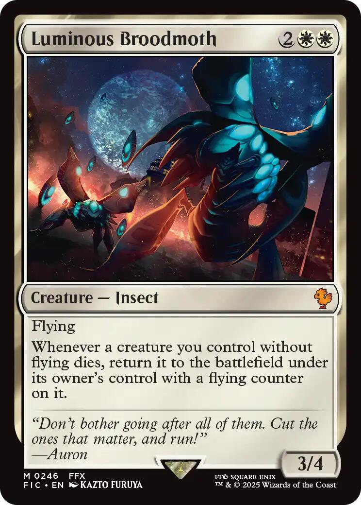 Luminous Broodmoth (Surge Foil) [FINAL FANTASY Commander] - Magic: The Gathering - Card Brawlers | Quebec | Canada |