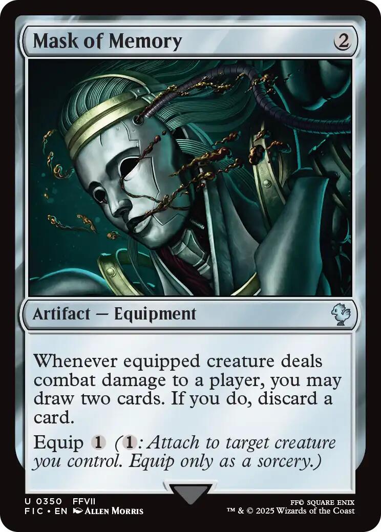 Mask of Memory (Surge Foil) [FINAL FANTASY Commander] - Magic: The Gathering - Card Brawlers | Quebec | Canada |