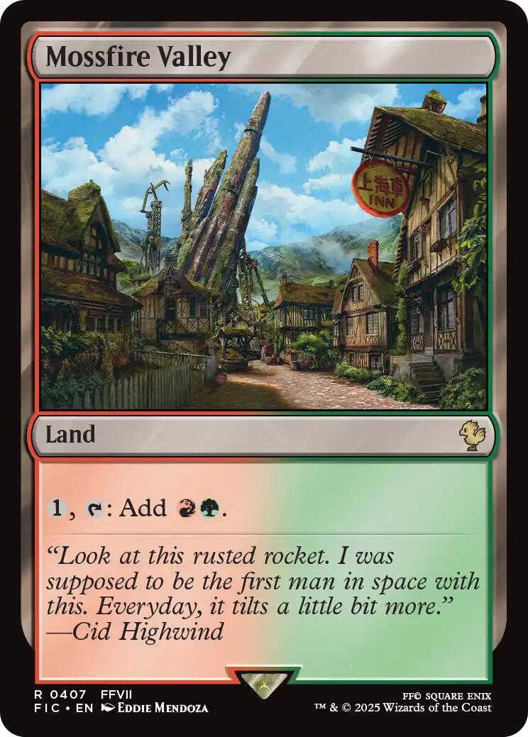 Mossfire Valley (Surge Foil) [FINAL FANTASY Commander] - Magic: The Gathering - Card Brawlers | Quebec | Canada |