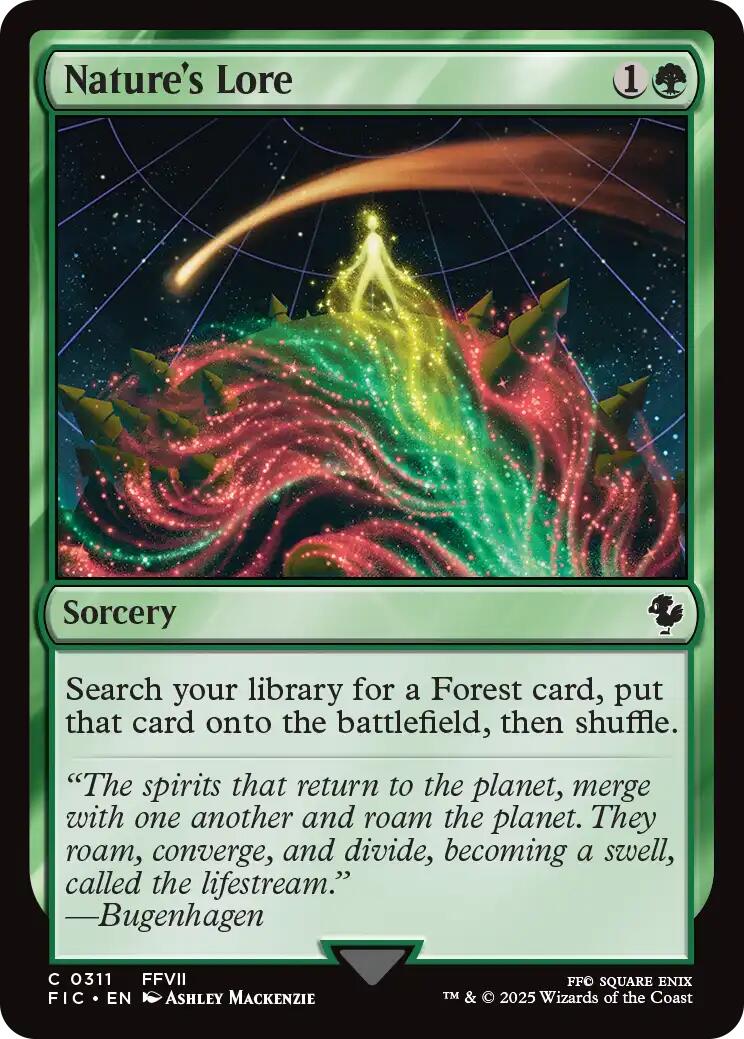 Nature's Lore (Surge Foil) [FINAL FANTASY Commander] - Magic: The Gathering - Card Brawlers | Quebec | Canada |