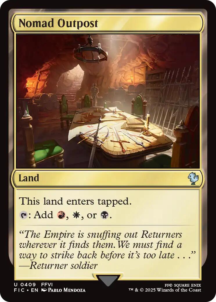 Nomad Outpost (Surge Foil) [FINAL FANTASY Commander] - Magic: The Gathering - Card Brawlers | Quebec | Canada |