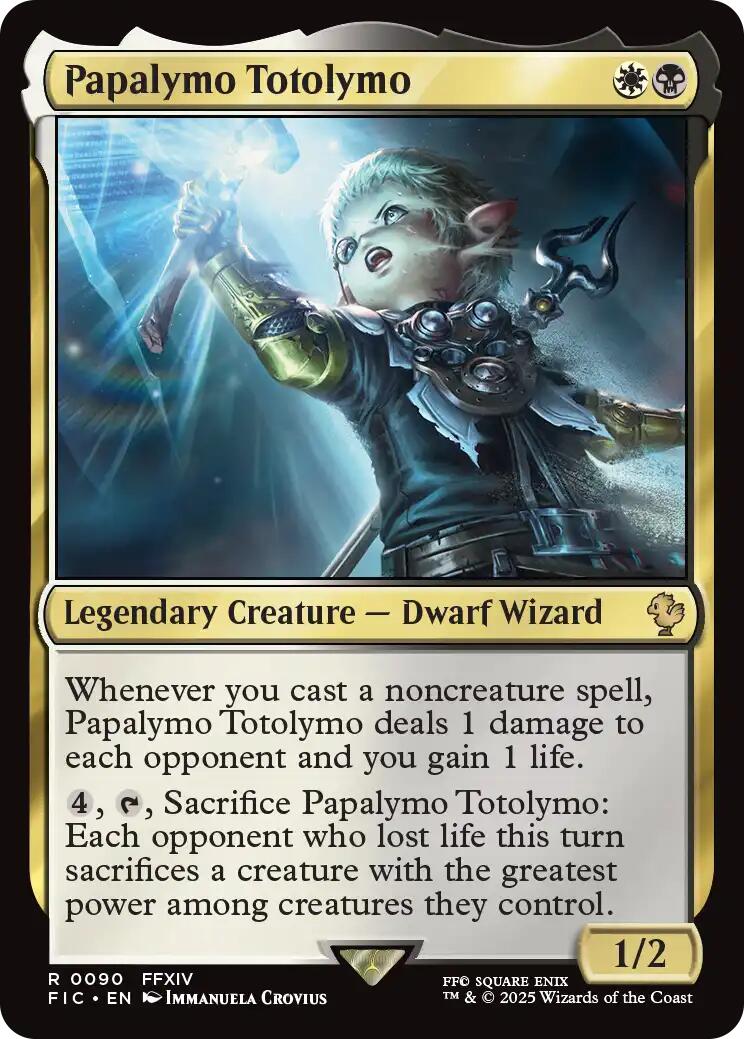 Papalymo Totolymo (Surge Foil) [FINAL FANTASY Commander] - Magic: The Gathering - Card Brawlers | Quebec | Canada |