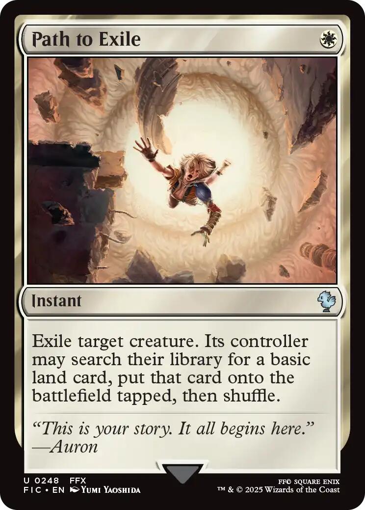 Path to Exile (Surge Foil) [FINAL FANTASY Commander] - Magic: The Gathering - Card Brawlers | Quebec | Canada |