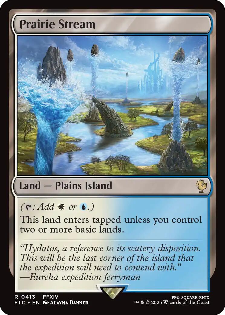 Prairie Stream (Surge Foil) [FINAL FANTASY Commander] - Magic: The Gathering - Card Brawlers | Quebec | Canada |