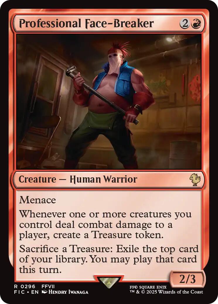 Professional Face-Breaker (Surge Foil) [FINAL FANTASY Commander] - Magic: The Gathering - Card Brawlers | Quebec | Canada |