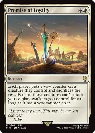 Promise of Loyalty (Surge Foil) [FINAL FANTASY Commander] - Magic: The Gathering - Card Brawlers | Quebec | Canada |