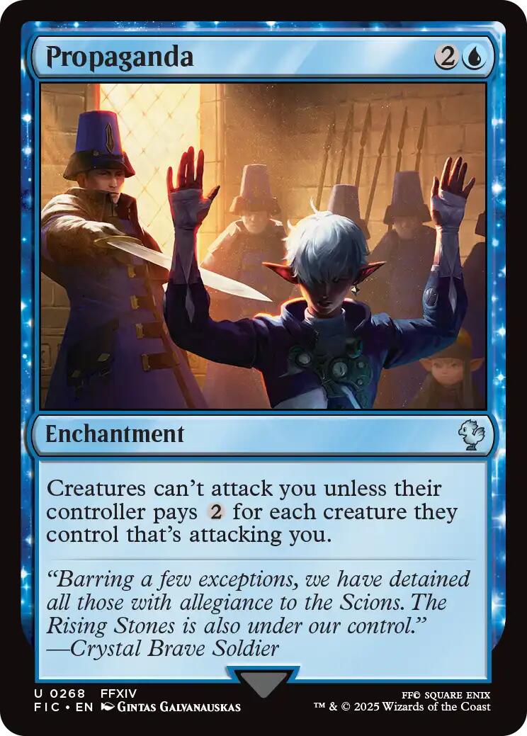 Propaganda (Surge Foil) [FINAL FANTASY Commander] - Magic: The Gathering - Card Brawlers | Quebec | Canada |