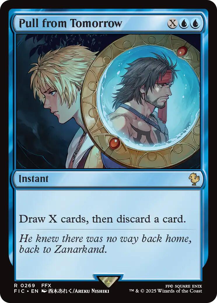 Pull from Tomorrow (Surge Foil) [FINAL FANTASY Commander] - Magic: The Gathering - Card Brawlers | Quebec | Canada |