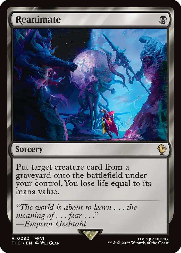 Reanimate (Surge Foil) [FINAL FANTASY Commander] - Magic: The Gathering - Card Brawlers | Quebec | Canada |