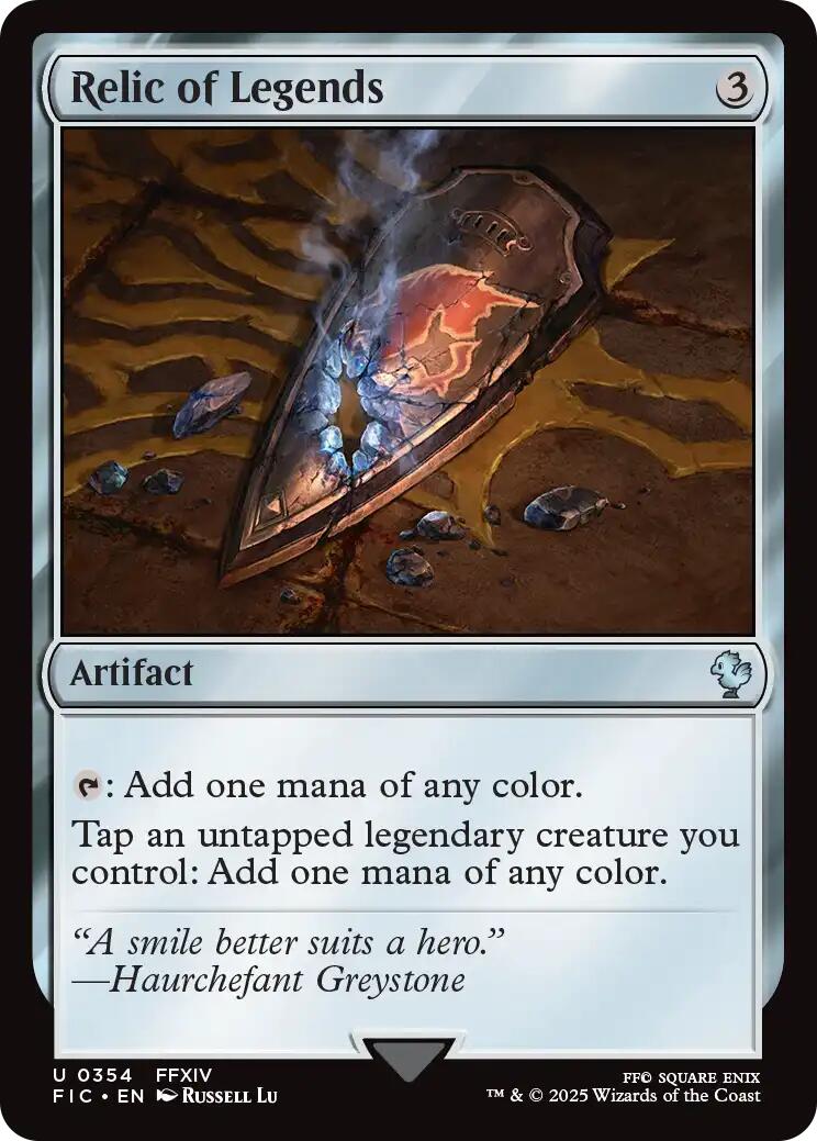 Relic of Legends (Surge Foil) [FINAL FANTASY Commander] - Magic: The Gathering - Card Brawlers | Quebec | Canada |