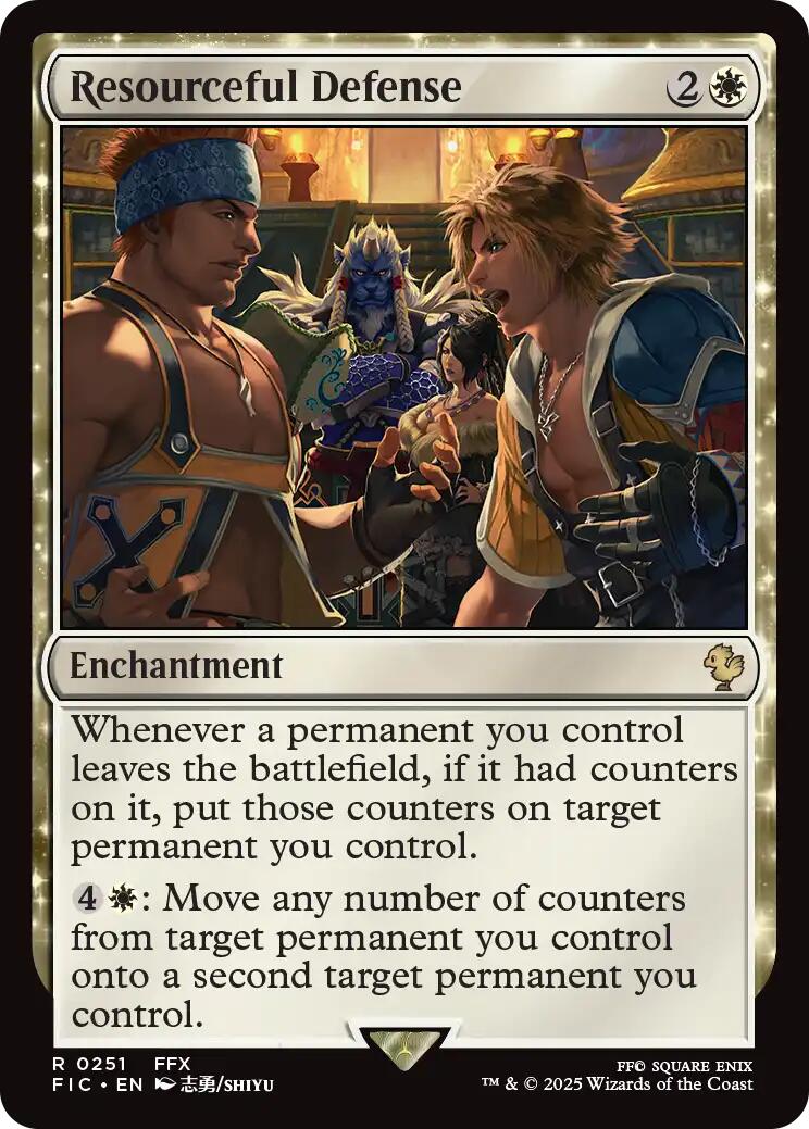 Resourceful Defense (Surge Foil) [FINAL FANTASY Commander] - Magic: The Gathering - Card Brawlers | Quebec | Canada |
