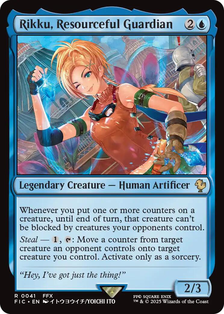 Rikku, Resourceful Guardian (Surge Foil) [FINAL FANTASY Commander] - Magic: The Gathering - Card Brawlers | Quebec | Canada |