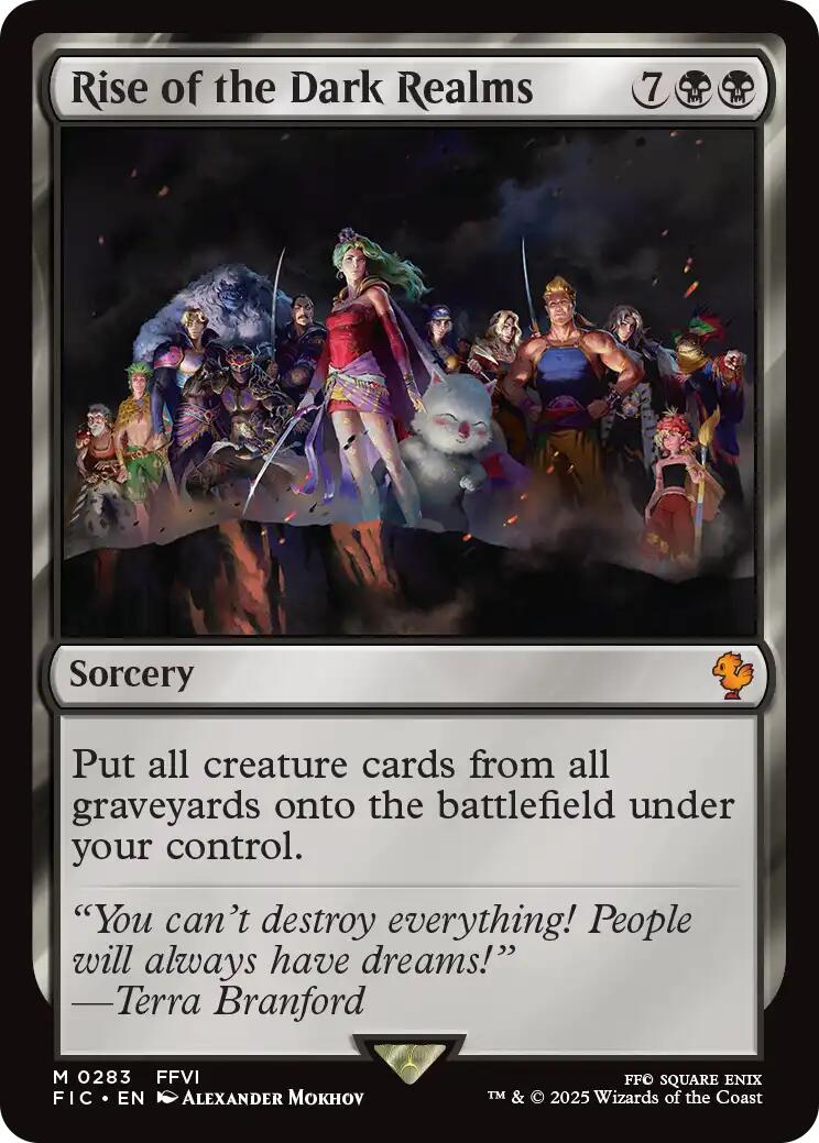 Rise of the Dark Realms (Surge Foil) [FINAL FANTASY Commander] - Magic: The Gathering - Card Brawlers | Quebec | Canada |