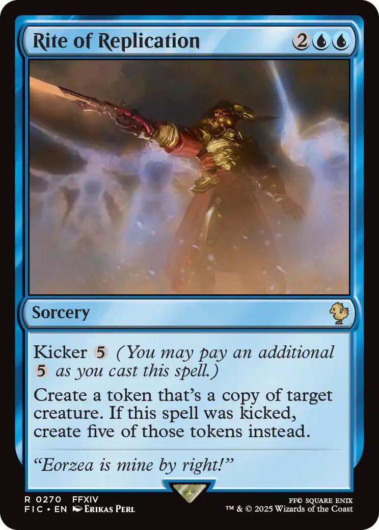 Rite of Replication (Surge Foil) [FINAL FANTASY Commander] - Magic: The Gathering - Card Brawlers | Quebec | Canada |