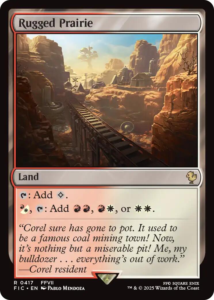 Rugged Prairie (Surge Foil) [FINAL FANTASY Commander] - Magic: The Gathering - Card Brawlers | Quebec | Canada |