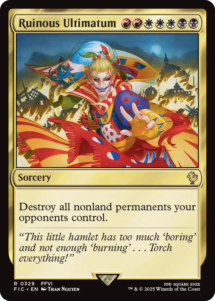 Ruinous Ultimatum (Surge Foil) [FINAL FANTASY Commander] - Magic: The Gathering - Card Brawlers | Quebec | Canada |