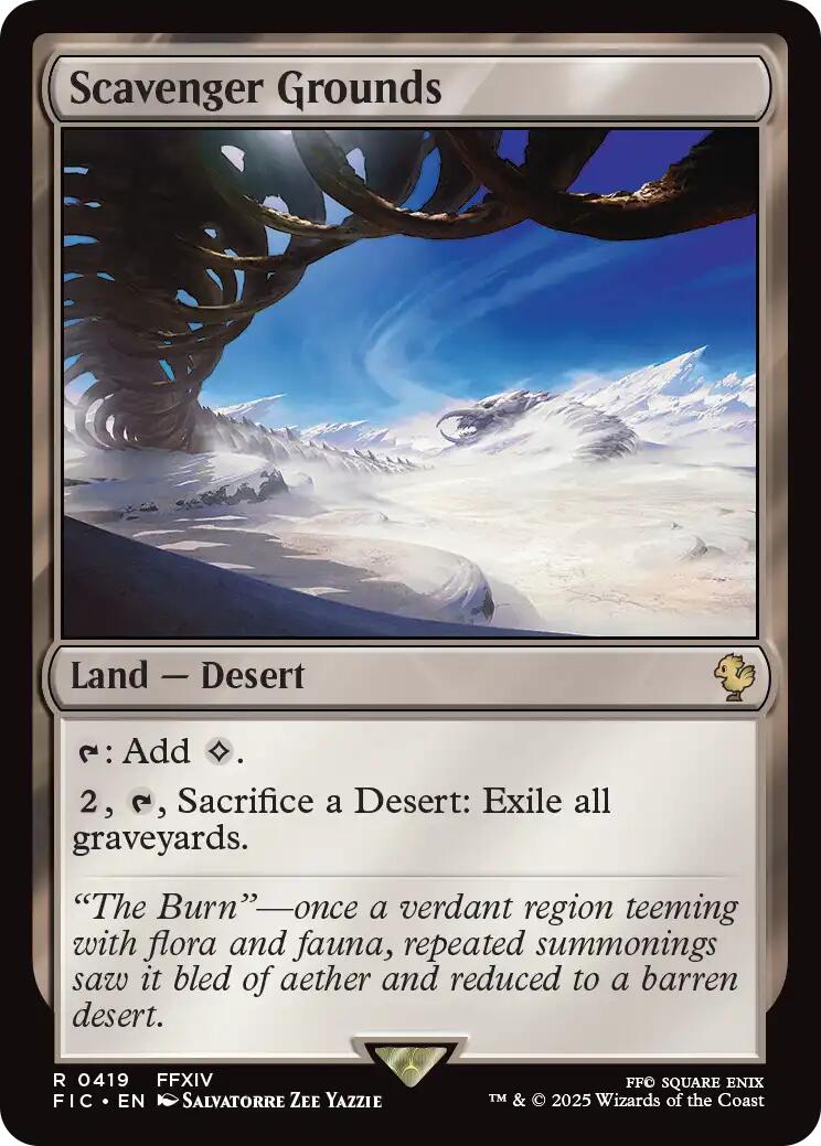 Scavenger Grounds (Surge Foil) [FINAL FANTASY Commander] - Magic: The Gathering - Card Brawlers | Quebec | Canada |
