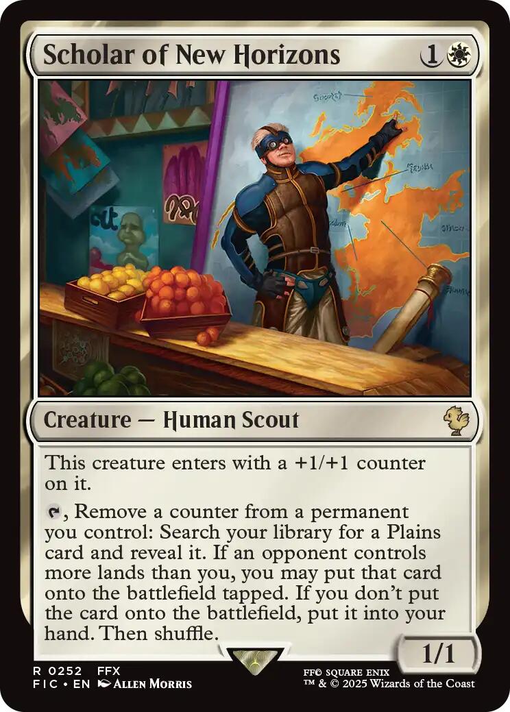Scholar of New Horizons (Surge Foil) [FINAL FANTASY Commander] - Magic: The Gathering - Card Brawlers | Quebec | Canada |