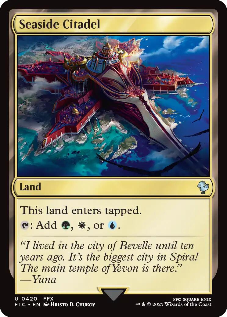 Seaside Citadel (Surge Foil) [FINAL FANTASY Commander] - Magic: The Gathering - Card Brawlers | Quebec | Canada |