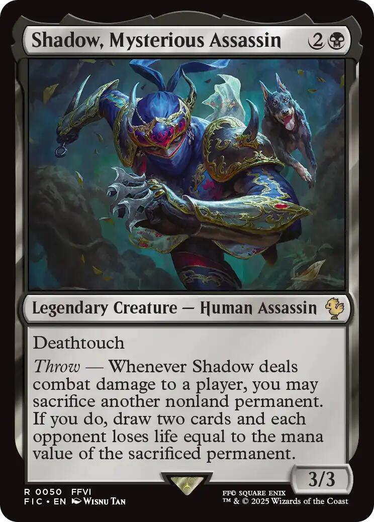 Shadow, Mysterious Assassin (Surge Foil) [FINAL FANTASY Commander] - Magic: The Gathering - Card Brawlers | Quebec | Canada |