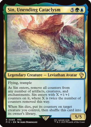 Sin, Unending Cataclysm (Surge Foil) [FINAL FANTASY Commander] - Magic: The Gathering - Card Brawlers | Quebec | Canada |