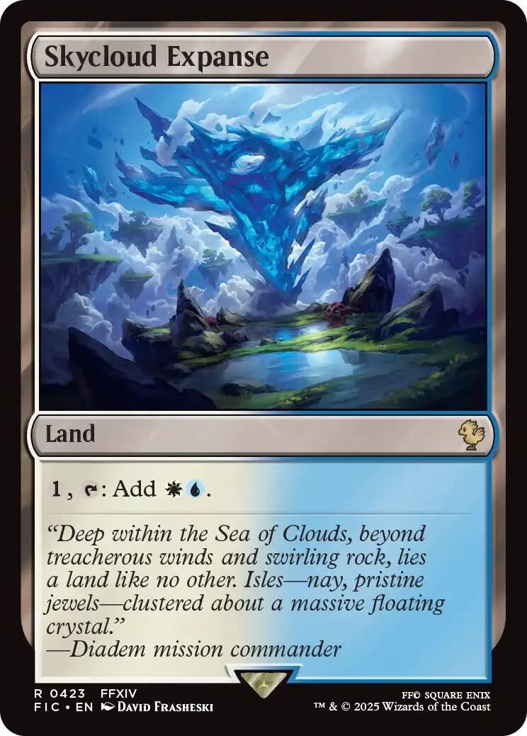 Skycloud Expanse (Surge Foil) [FINAL FANTASY Commander] - Magic: The Gathering - Card Brawlers | Quebec | Canada |