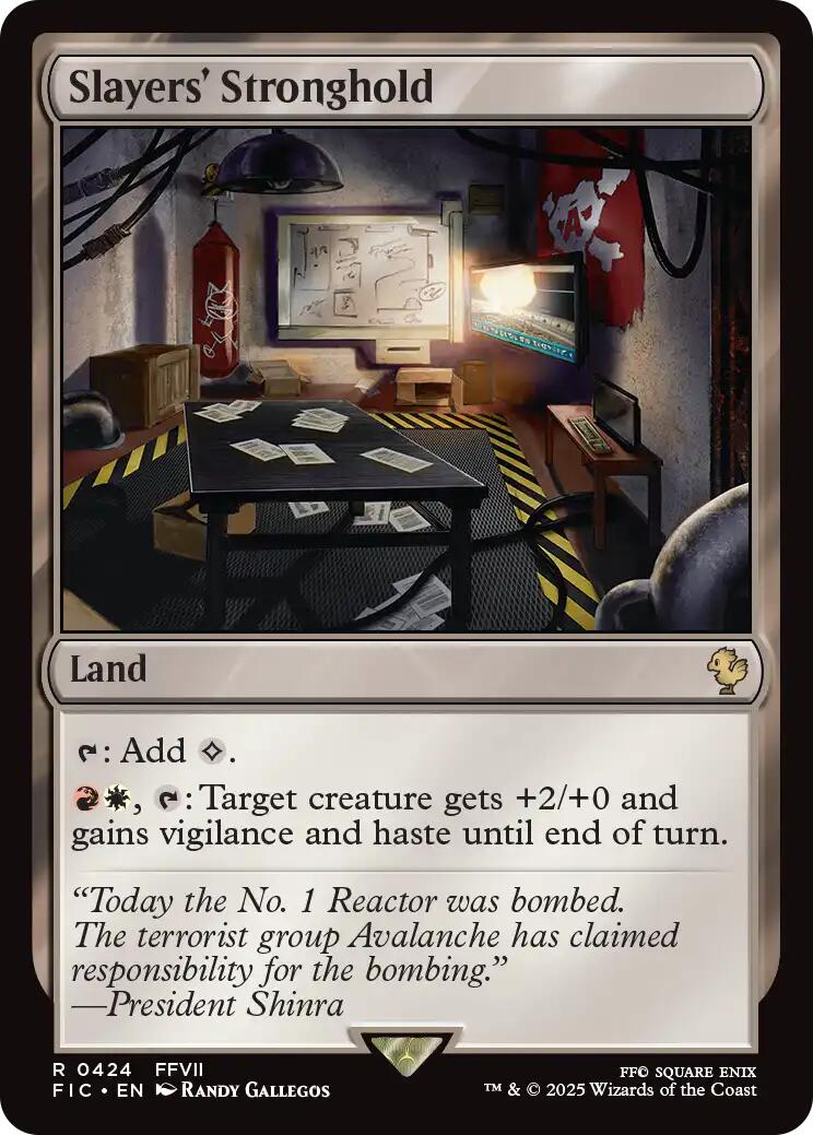 Slayers' Stronghold (Surge Foil) [FINAL FANTASY Commander] - Magic: The Gathering - Card Brawlers | Quebec | Canada |