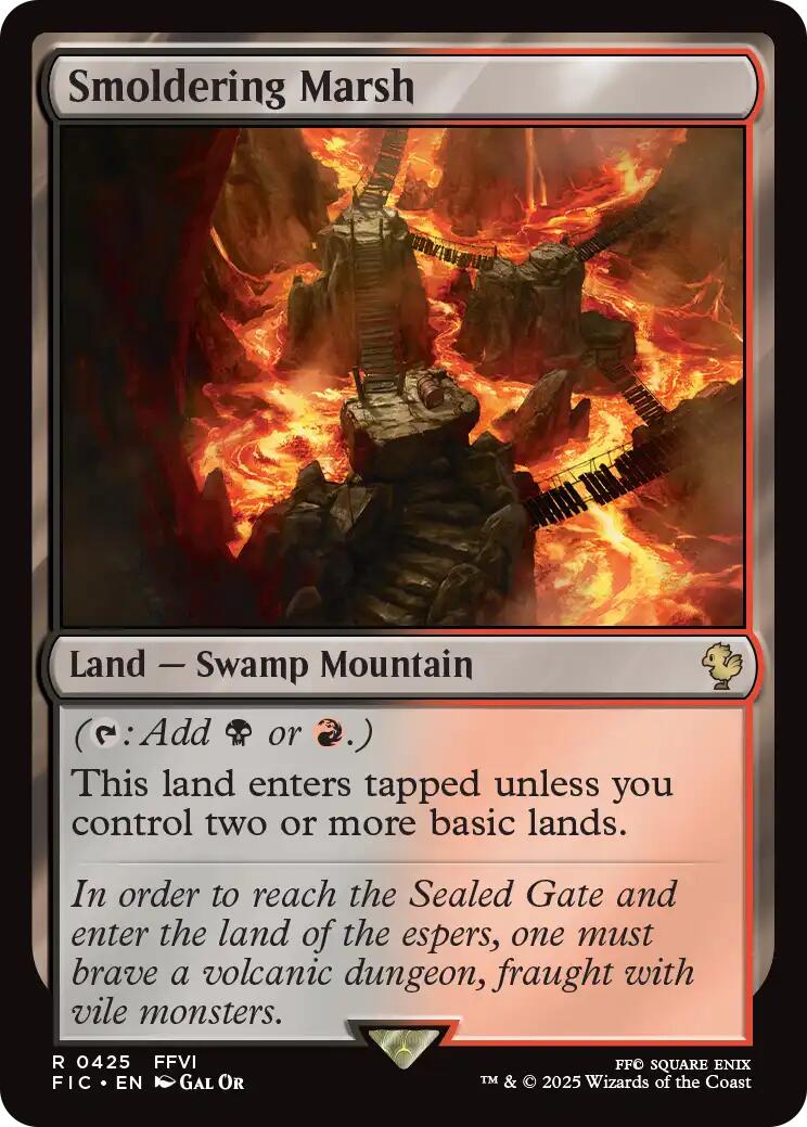 Smoldering Marsh (Surge Foil) [FINAL FANTASY Commander] - Magic: The Gathering - Card Brawlers | Quebec | Canada |