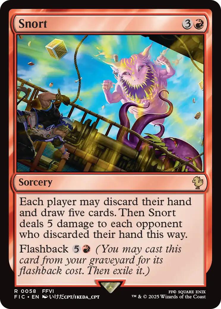 Snort (Surge Foil) [FINAL FANTASY Commander] - Magic: The Gathering - Card Brawlers | Quebec | Canada |