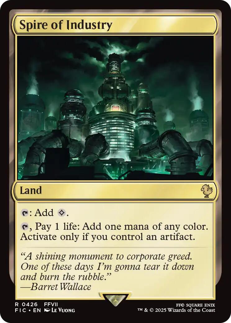 Spire of Industry (Surge Foil) [FINAL FANTASY Commander] - Magic: The Gathering - Card Brawlers | Quebec | Canada |