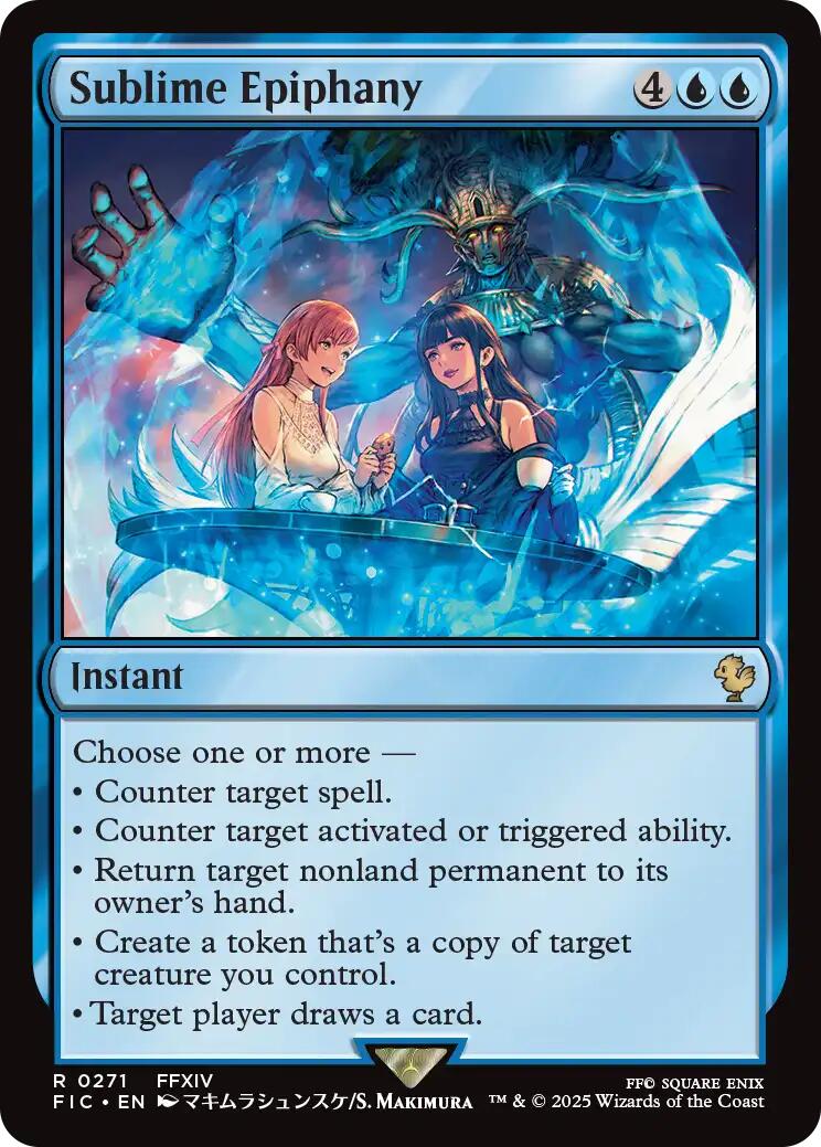 Sublime Epiphany (Surge Foil) [FINAL FANTASY Commander] - Magic: The Gathering - Card Brawlers | Quebec | Canada |
