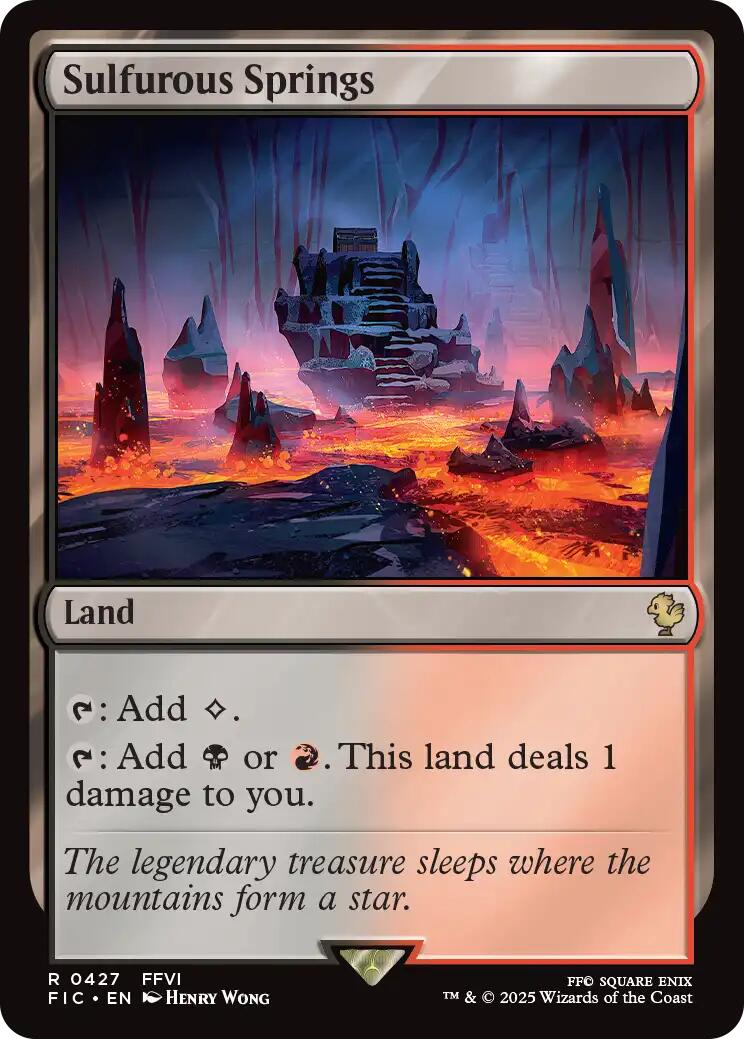 Sulfurous Springs (Surge Foil) [FINAL FANTASY Commander] - Magic: The Gathering - Card Brawlers | Quebec | Canada |