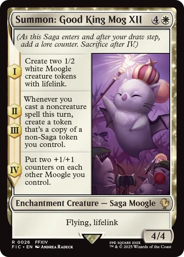 Summon: Good King Mog XII (Surge Foil) [FINAL FANTASY Commander] - Magic: The Gathering - Card Brawlers | Quebec | Canada |