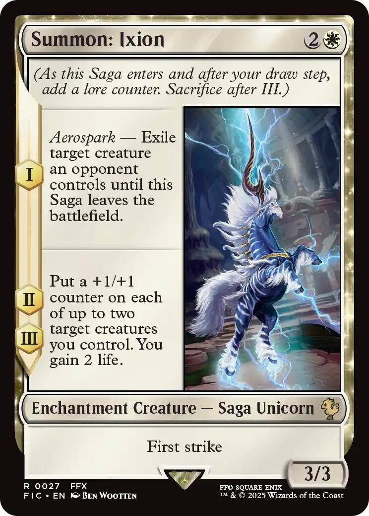 Summon: Ixion (Surge Foil) [FINAL FANTASY Commander] - Magic: The Gathering - Card Brawlers | Quebec | Canada |