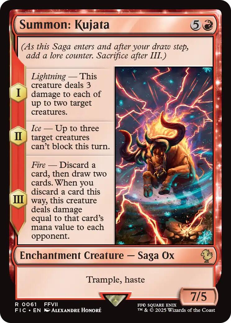 Summon: Kujata (Surge Foil) [FINAL FANTASY Commander] - Magic: The Gathering - Card Brawlers | Quebec | Canada |