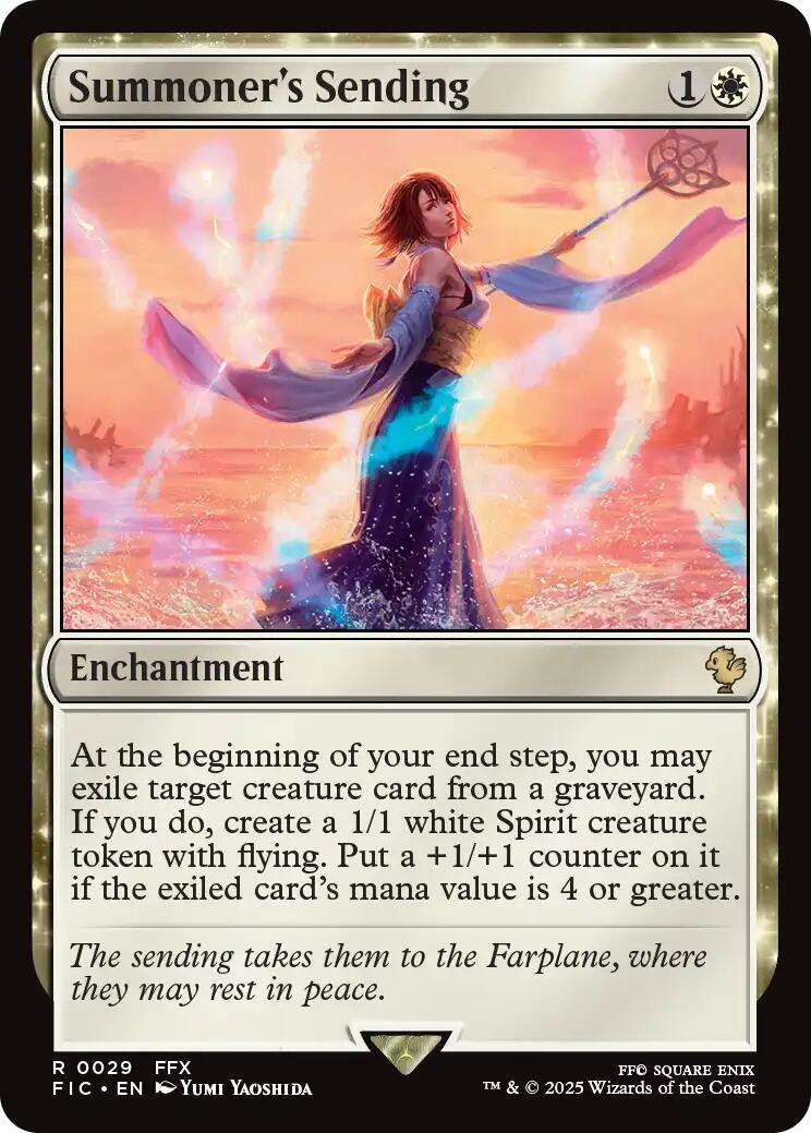 Summoner's Sending (Surge Foil) [FINAL FANTASY Commander] - Magic: The Gathering - Card Brawlers | Quebec | Canada |