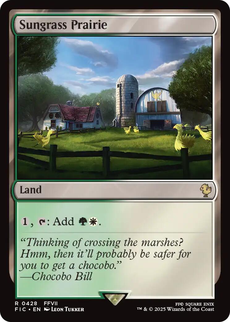 Sungrass Prairie (Surge Foil) [FINAL FANTASY Commander] - Magic: The Gathering - Card Brawlers | Quebec | Canada |
