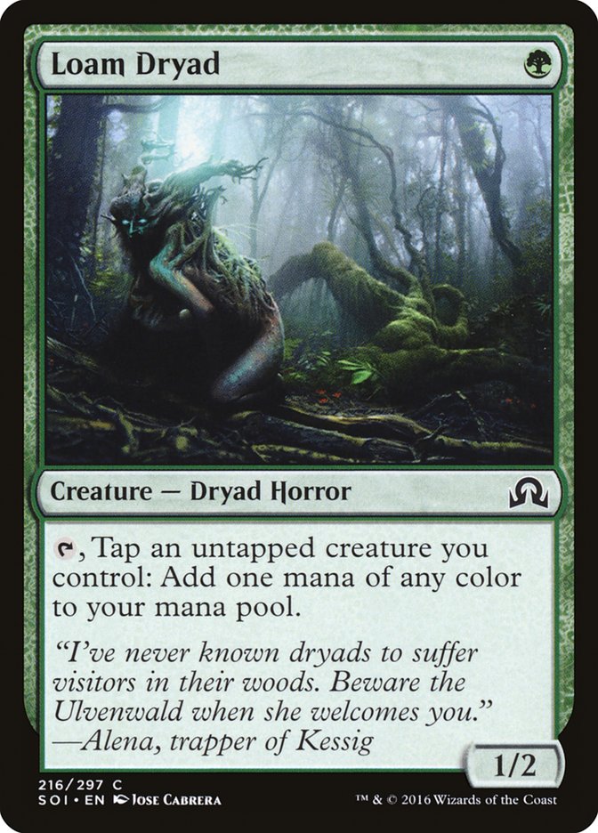 Loam Dryad [Shadows over Innistrad] - Magic: The Gathering - Card Brawlers | Quebec | Canada |