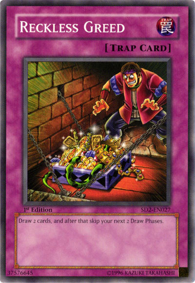 Reckless Greed [SD2-EN027] Common - Yu-Gi-Oh! - Card Brawlers | Quebec | Canada |